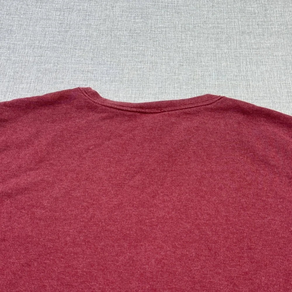The North Face Fleece‎ Sweatshirt Mens L Red Pullover Graphic Fine Alpine Logo